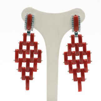 Orecchini modello Cartier Zirconato