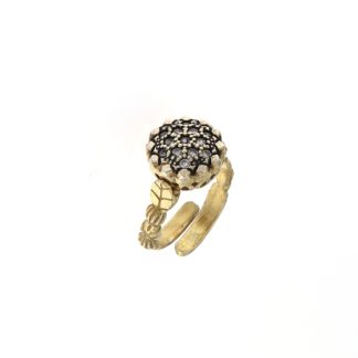 Anello toppe piccole con zirconi