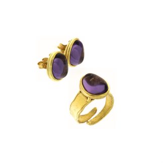 Set pietre dure viola