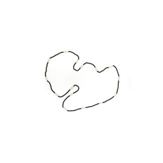 Collana spinello e perle piccole