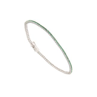 bracciale tennis smeraldi